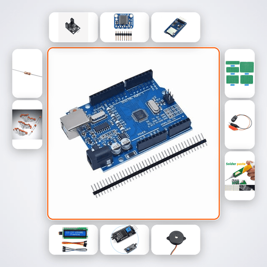 Geiger Counter Radiation Monitor Kit with Arduino Uno - Compoden