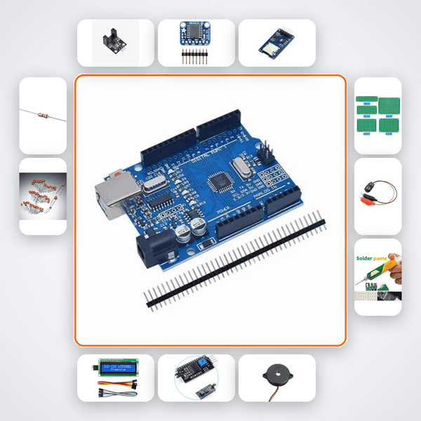 Geiger Counter Radiation Monitor Kit with Arduino Uno - Compoden