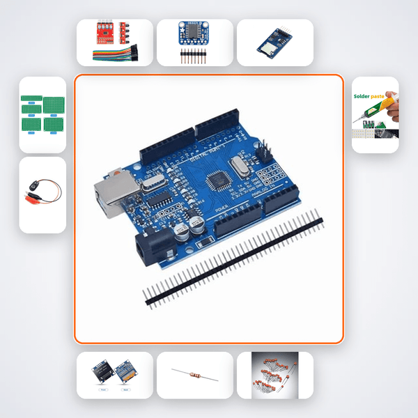 Gene Expression Light Proxy Study Kit with Arduino Uno + LED - Compoden