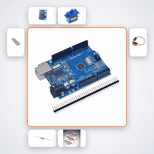 Gesture-Controlled Balance Beam Kit with Arduino Uno & MPU6050 - Compoden