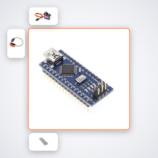 Gimbal 2-Axis Camera Stabiliser Kit with Arduino Nano + MPU6050 - Compoden