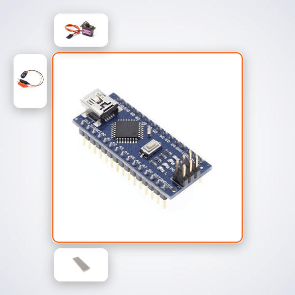 Gimbal 2-Axis Camera Stabiliser Kit with Arduino Nano + MPU6050 - Compoden