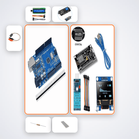 Greenhouse Climate Monitor Kit with Arduino Uno + DHT22 - Compoden