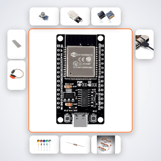 Greenhouse Climate Monitor Kit with ESP32 + Sensor - Compoden