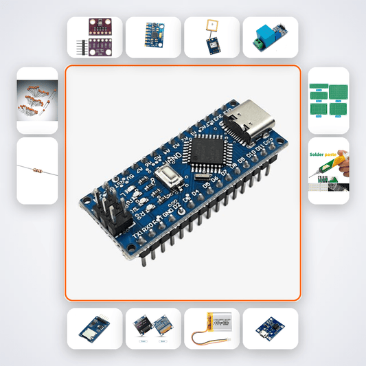 Greenhouse Pressure Monitor Pro Kit with Arduino Nano + BMP280 - Compoden