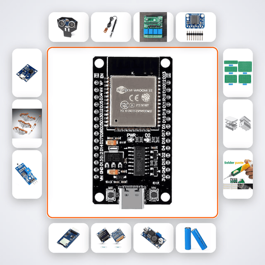 Greenhouse Rain Logger Kit with ESP32 + Ultrasonic - Compoden