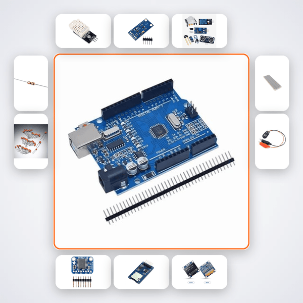 Greenhouse Soil Manager Pro Kit with Arduino Uno + DHT22 - Compoden
