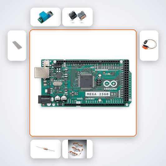 Grid Power Quality Monitor Kit with Arduino Mega + LED - Compoden