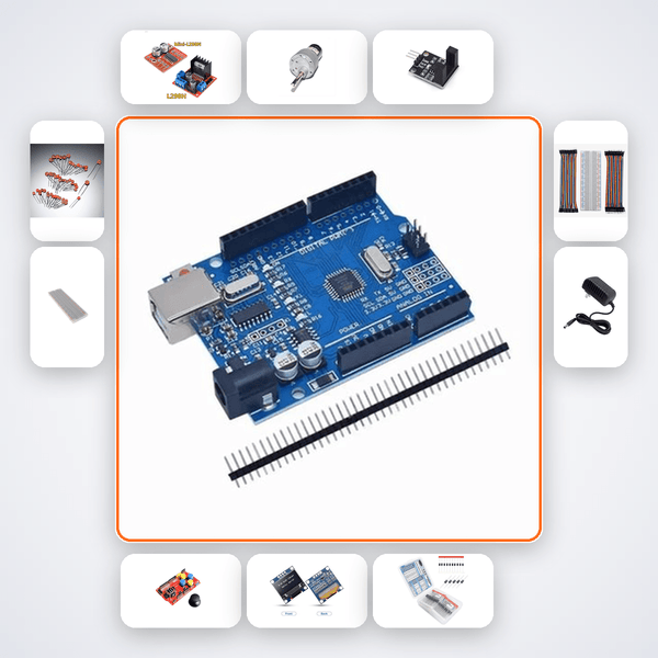 Haptic Feedback Joystick Kit with Arduino Uno + Motor - Compoden