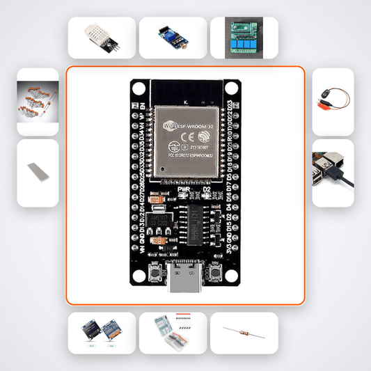 Home Automation MQTT Hub Variant 15 Kit with ESP32 + DHT22 - Compoden
