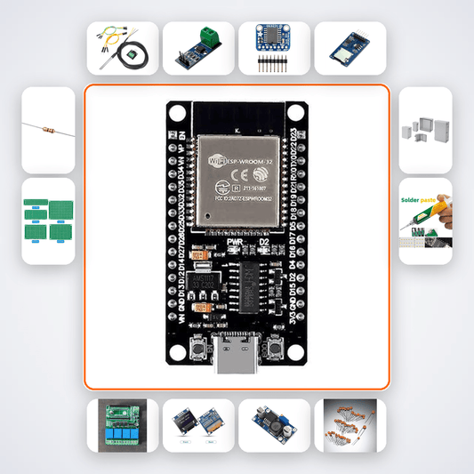 Home Brewing Temperature Monitor Kit with ESP32 + Relay - Compoden