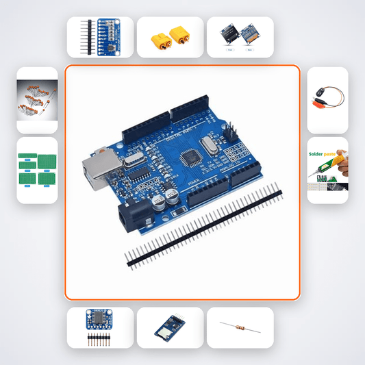 Hot Wire Anemometer Wind Speed Kit with Arduino Uno + LED - Compoden