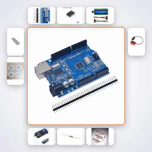 Human Skin Resistance Study Kit with Arduino Uno - Compoden