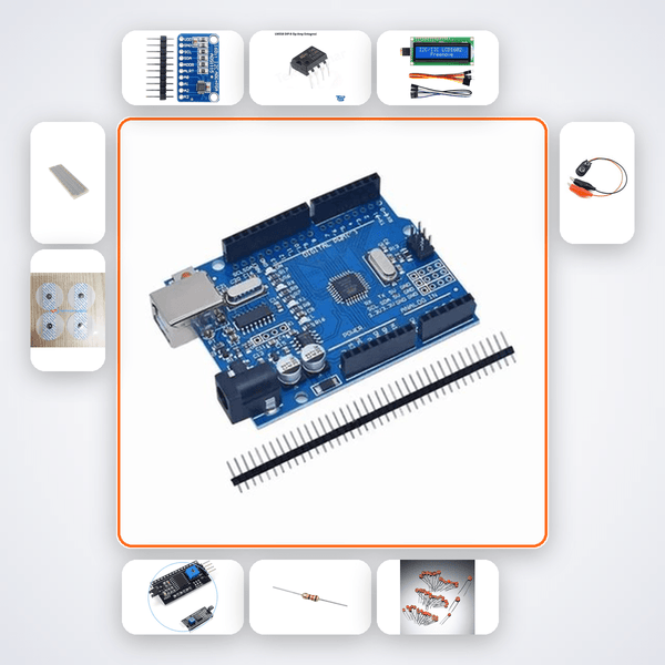 Human Skin Resistance Study Kit with Arduino Uno - Compoden