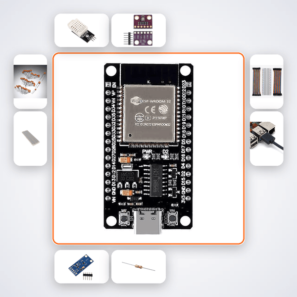HVAC Performance Monitor Kit with ESP32 + DHT22 v7 - Compoden