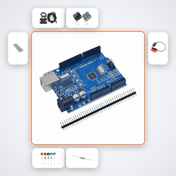 Hydroponics EC Meter Kit with Arduino Uno + LED - Compoden