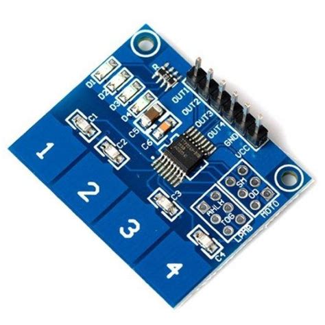 TTP224 4-Channel Capacitive Touch Sensor Module - Compoden – Compoden electronics component