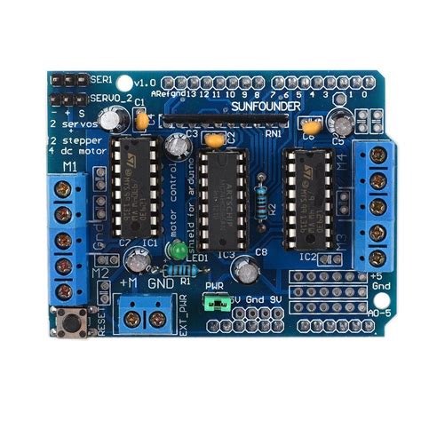 L293D Motor Driver Shield for Arduino – Drive DC & Stepper Motors – Compoden electronics component