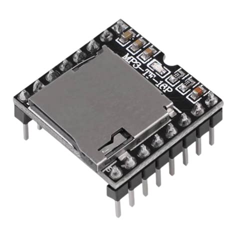 DFPlayer Mini MP3 Player Module – Serial Control, MicroSD – Compoden electronics component