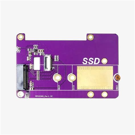 Raspberry Pi 5 PCIe to M.2 NVMe SSD Expansion Board by Elecrow – Compoden electronics component