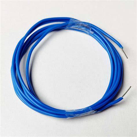 23AWG Single Strand Breadboard Wire Blue 1m | Solid Core Jumper Wire – Compoden electronics component