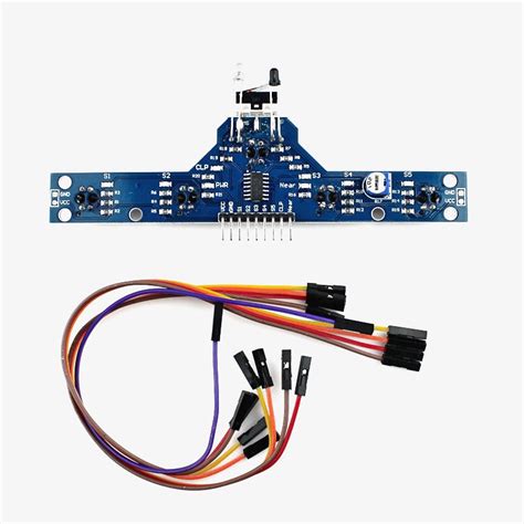 TCRT5000 Five Way Road Tracing Sensor for Line Follower Robots – Compoden electronics component