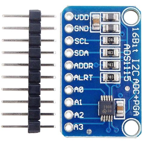 ADS1115 16-Bit I2C ADC Module for Arduino & Raspberry Pi – Compoden electronics component
