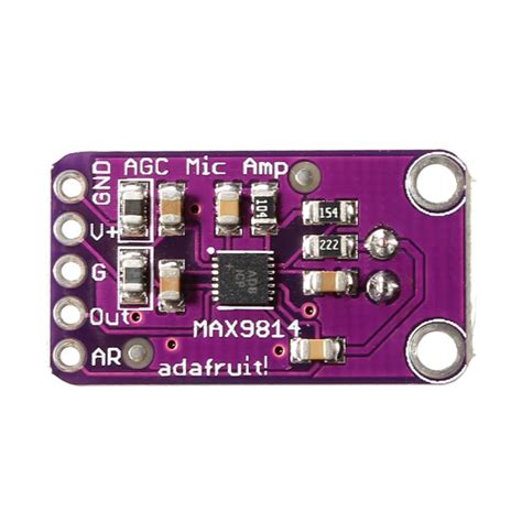 MAX9814 Mic Amp Module with AGC for Arduino Projects – Compoden electronics component