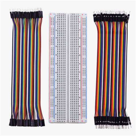 MB102 830-Point Breadboard with Male-to-Male Jumper Wires – Compoden electronics component