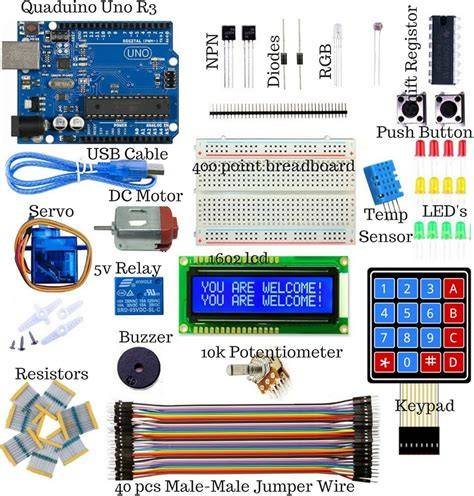 Professional Arduino Starter Kit with Sensors & Modules | Compoden – Compoden electronics component