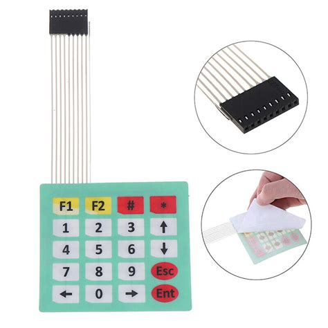 4x5 Matrix 20-Key Membrane Keypad for Arduino – Compoden electronics component