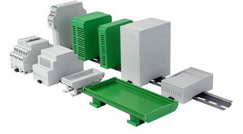 DIN Rail Enclosure – Mountable Housing for Electronics Modules – Compoden electronics component