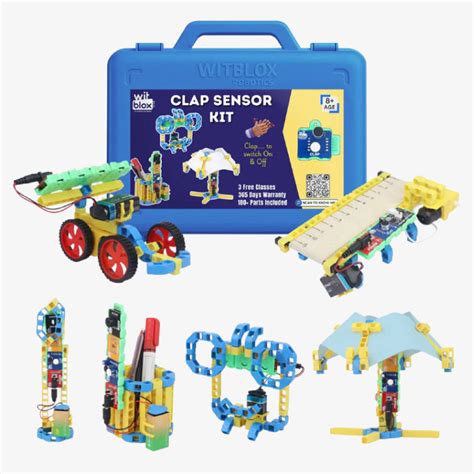 WitBlox Clap Sensor Kit – Sound Activated DIY STEM Learning Module – Compoden electronics component
