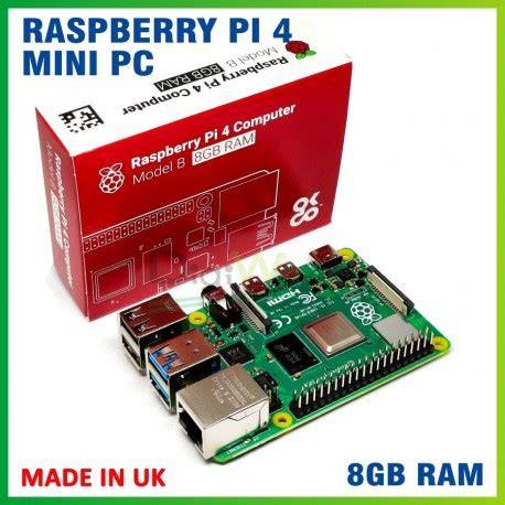 Raspberry Pi 4 Model B (8GB RAM) – Powerful Single Board Computer – Compoden electronics component