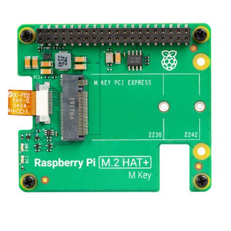 Official Raspberry Pi M.2 HAT+ - NVMe SSD Add-on Board for Pi 5 – Compoden electronics component