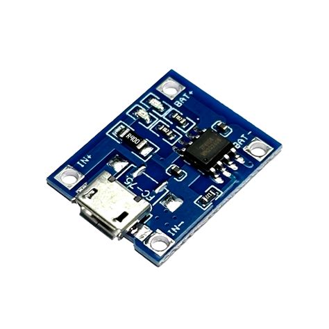 TP4056 1A Li-Ion Charger Module with Protection – Micro USB – Compoden electronics component