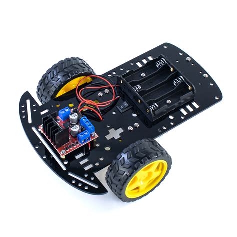 2WD Robot Chassis Kit with Motors and Wheels for DIY Robotics – Compoden electronics component