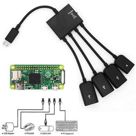 Micro USB OTG Adapter Host Cable for Raspberry Pi - Compoden – Compoden electronics component