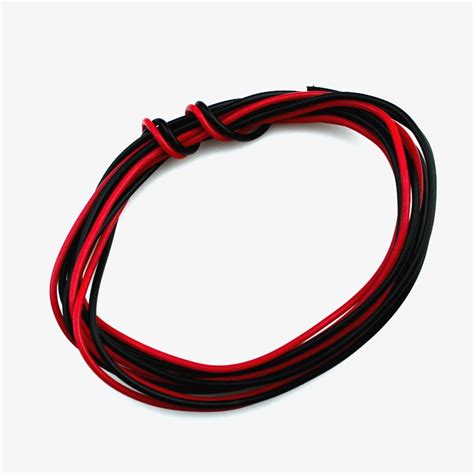 23AWG Single Strand Wire for Breadboard (Black+Red, 1m each) – Compoden electronics component