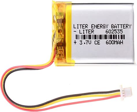 3.7V 600mAh 30C LiPo Battery (YY802535) for Drones – Compoden electronics component