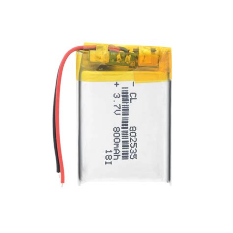 3.7V 30C 800mAh Lithium-Polymer Battery YY802535 for Drones – Compoden electronics component