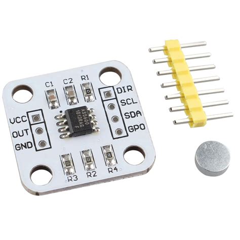 AS5600 Magnetic Encoder Module – 12-bit I2C/PWM Sensor – Compoden electronics component
