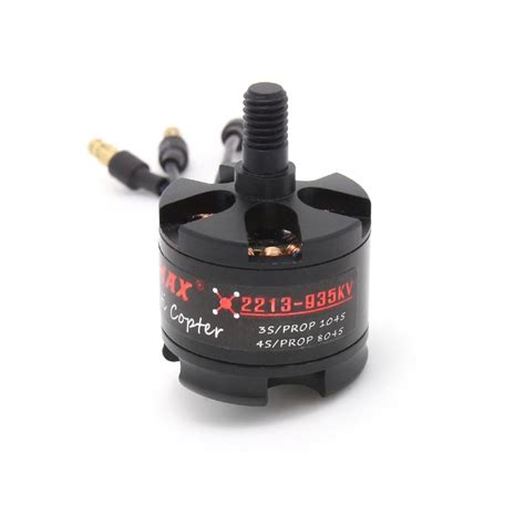 Emax MT2213 935kV Brushless Motor 1045 Prop Set CCW Red Cap – Compoden electronics component