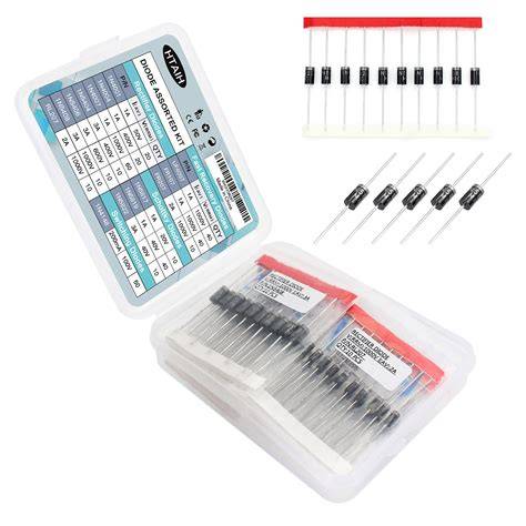 Diode Variety Pack – 1N4007, 1N4148, 1N5819 & Zener Assortment – Compoden electronics component