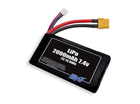 7.4V LiPo 2000mAh Battery - 2S 20C for Drones & DIY – Compoden electronics component