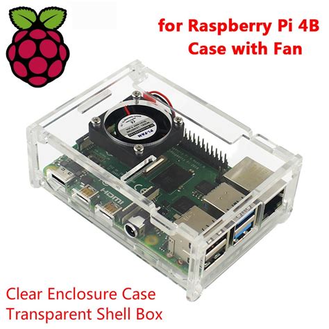 Raspberry Pi Transparent Acrylic Enclosure | Clear Case with GPIO Cutout – Compoden electronics component
