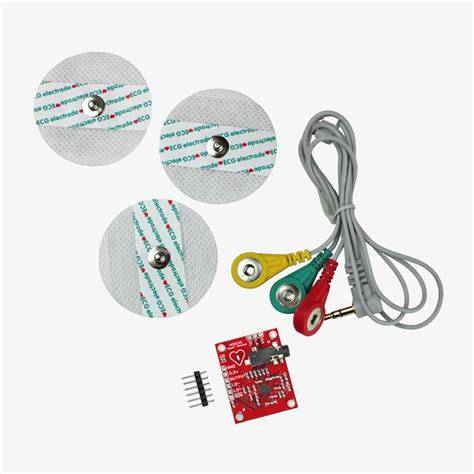 AD8232 ECG Sensor Module – Heart Rate Monitor with Electrodes – Compoden electronics component
