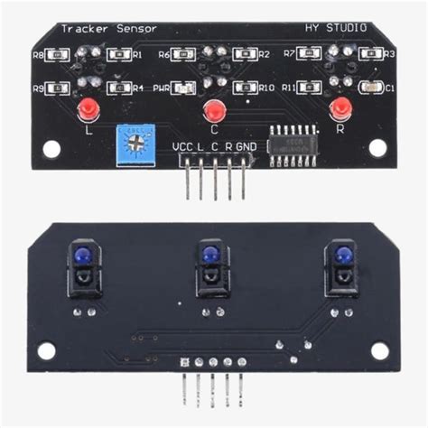 3-Channel IR Line Tracking & Path Detection Sensor Module – Compoden electronics component
