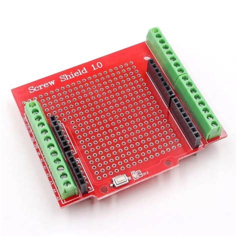 Proto Screw Shield 1.0 for Arduino Uno - Screw Terminal Prototyping – Compoden electronics component