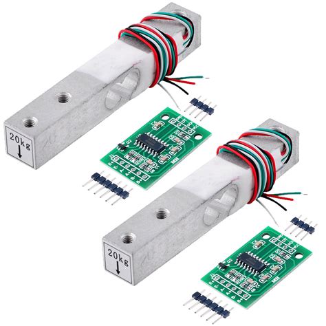 20KG Load Cell Weighing Sensor – Wired Strain Gauge Module – Compoden electronics component